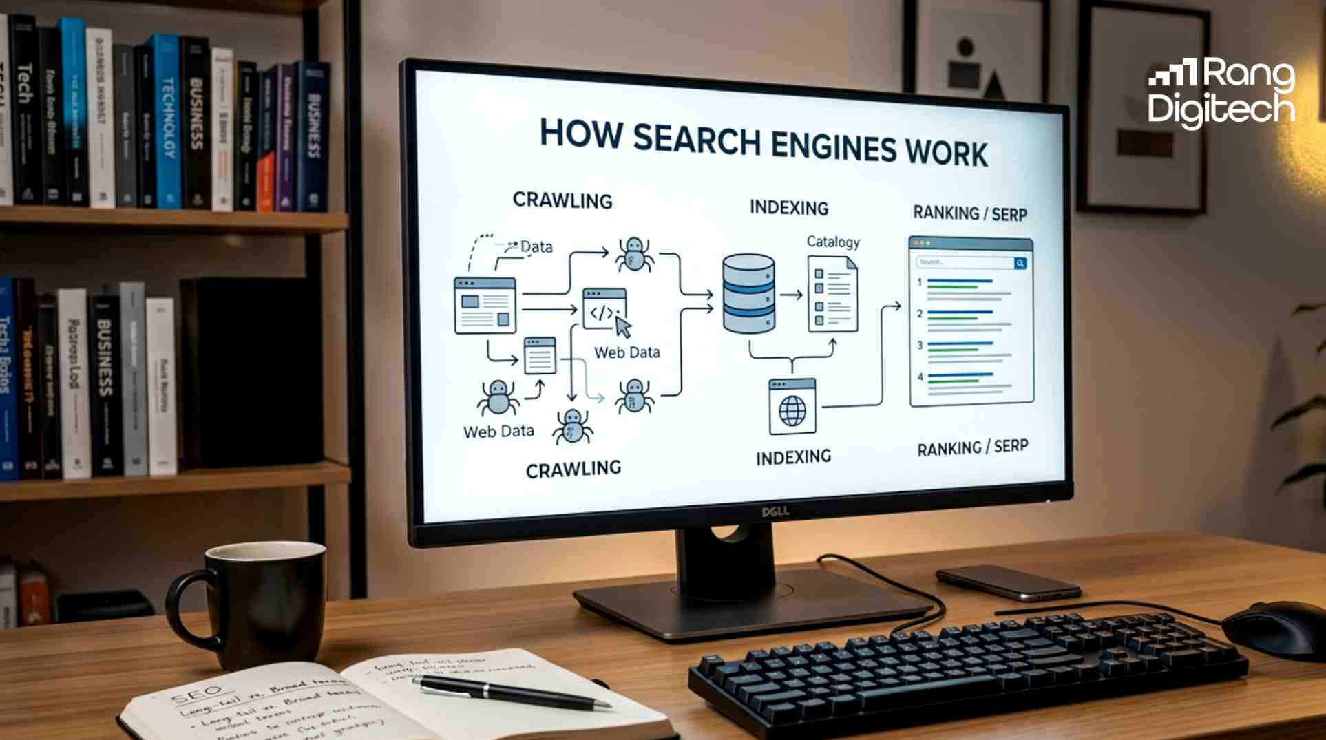 How Search Engines Work: Crawling, Indexing, Ranking and SERP Explained
